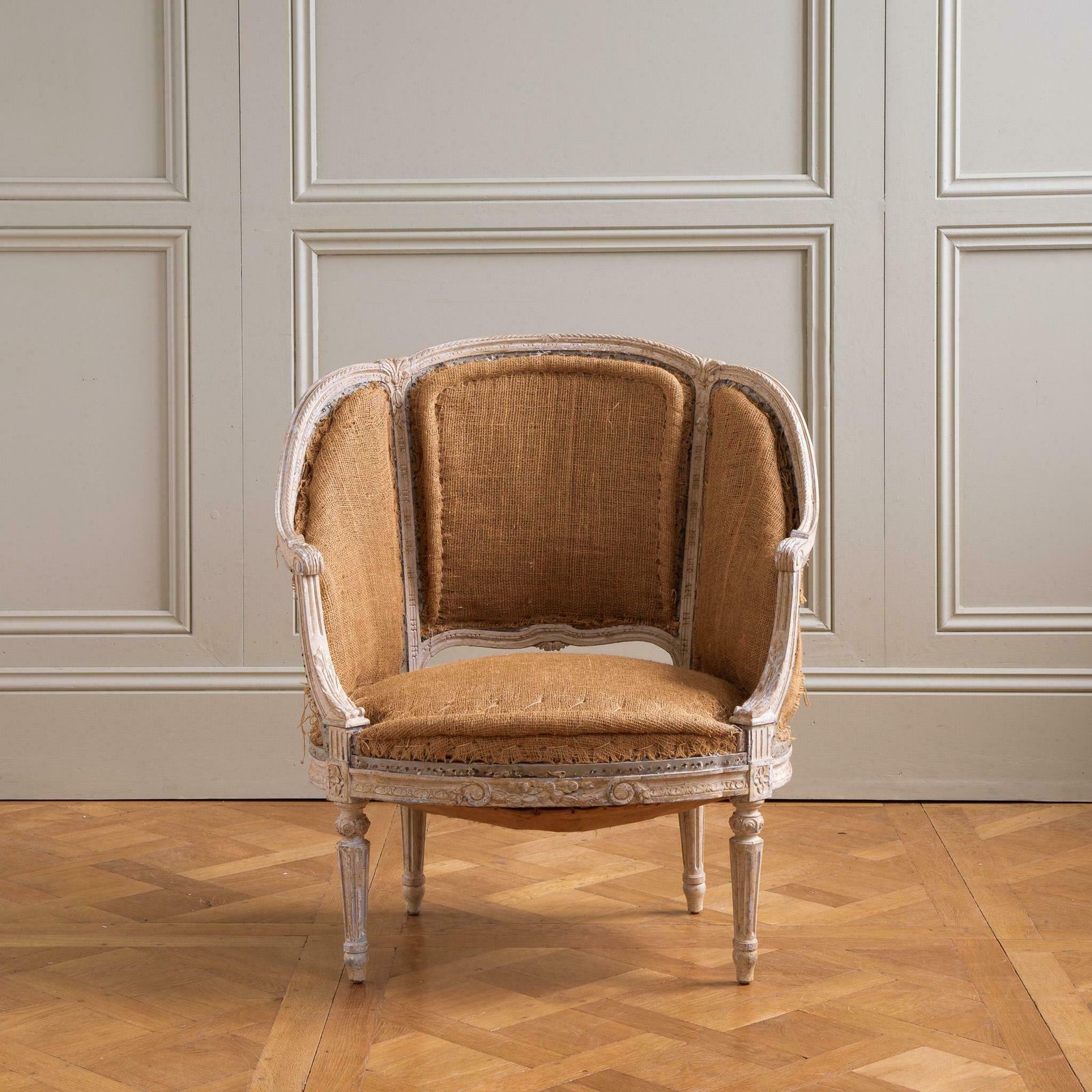 photo buy 19th Century French Pair Of Corbeille Bergere Armchairs