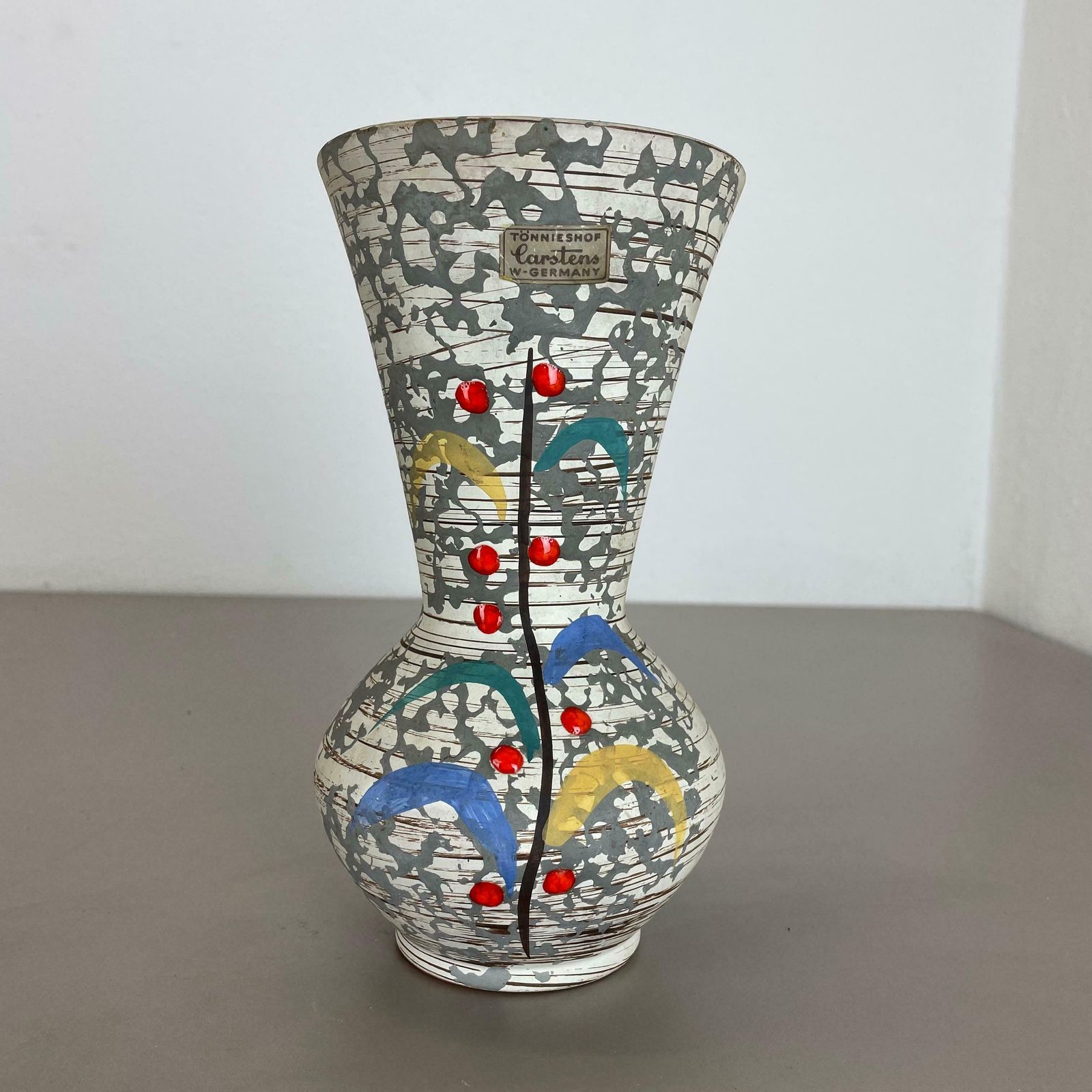 photo buy Super Glaze Abstract Ceramic Pottery Vase Carstens Tönnieshof Germany, 1950s