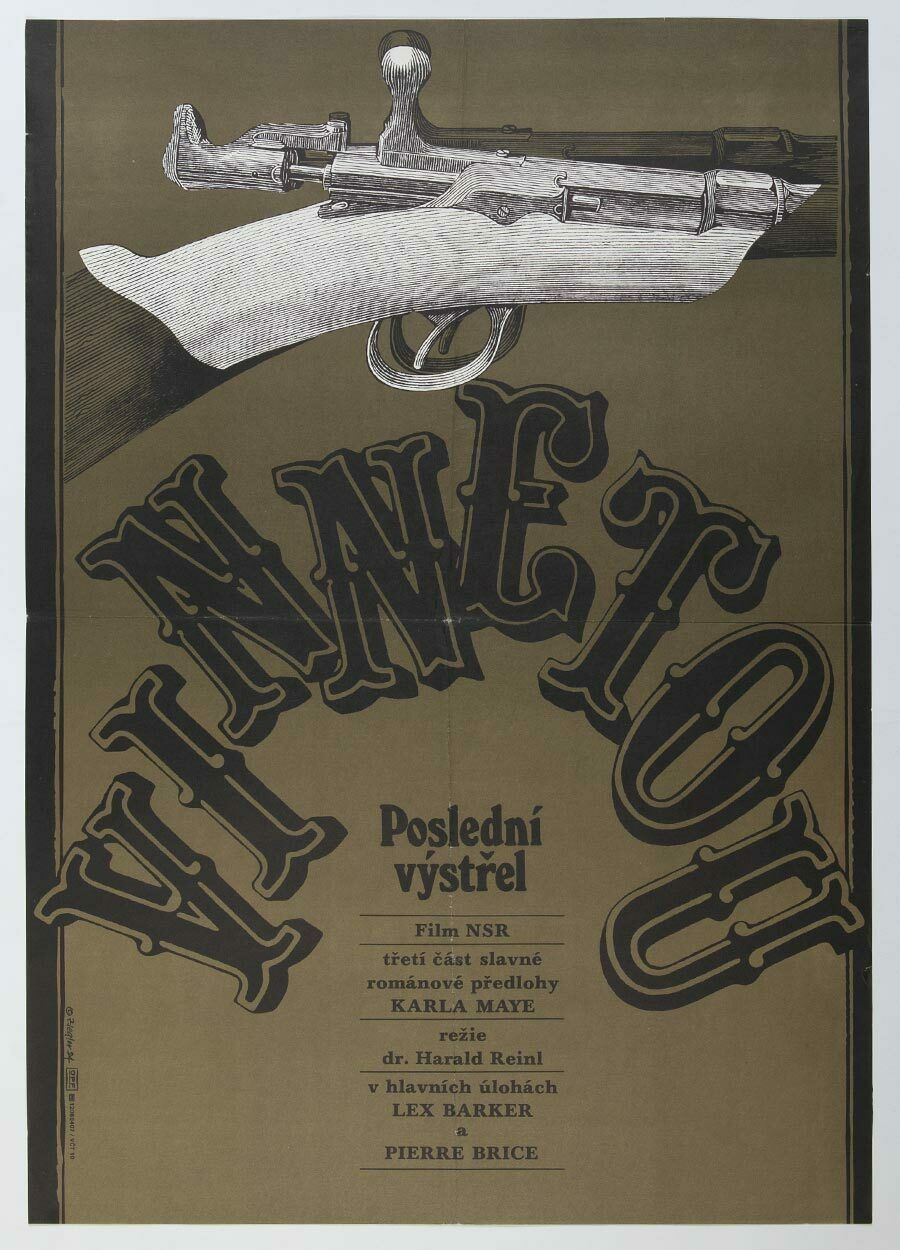 Movie Poster, Winnetou, The Last Shot, Zdeněk Ziegler, 1984