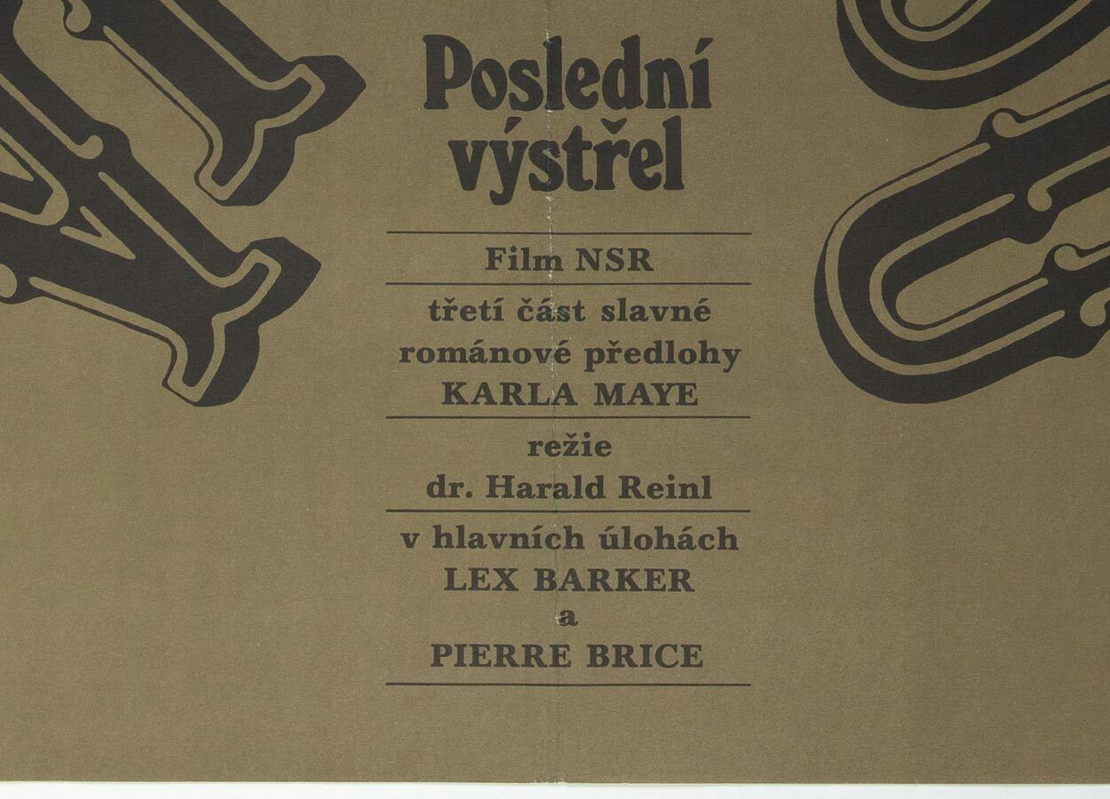 Movie Poster, Winnetou, The Last Shot, Zdeněk Ziegler, 1984 photo 75.0