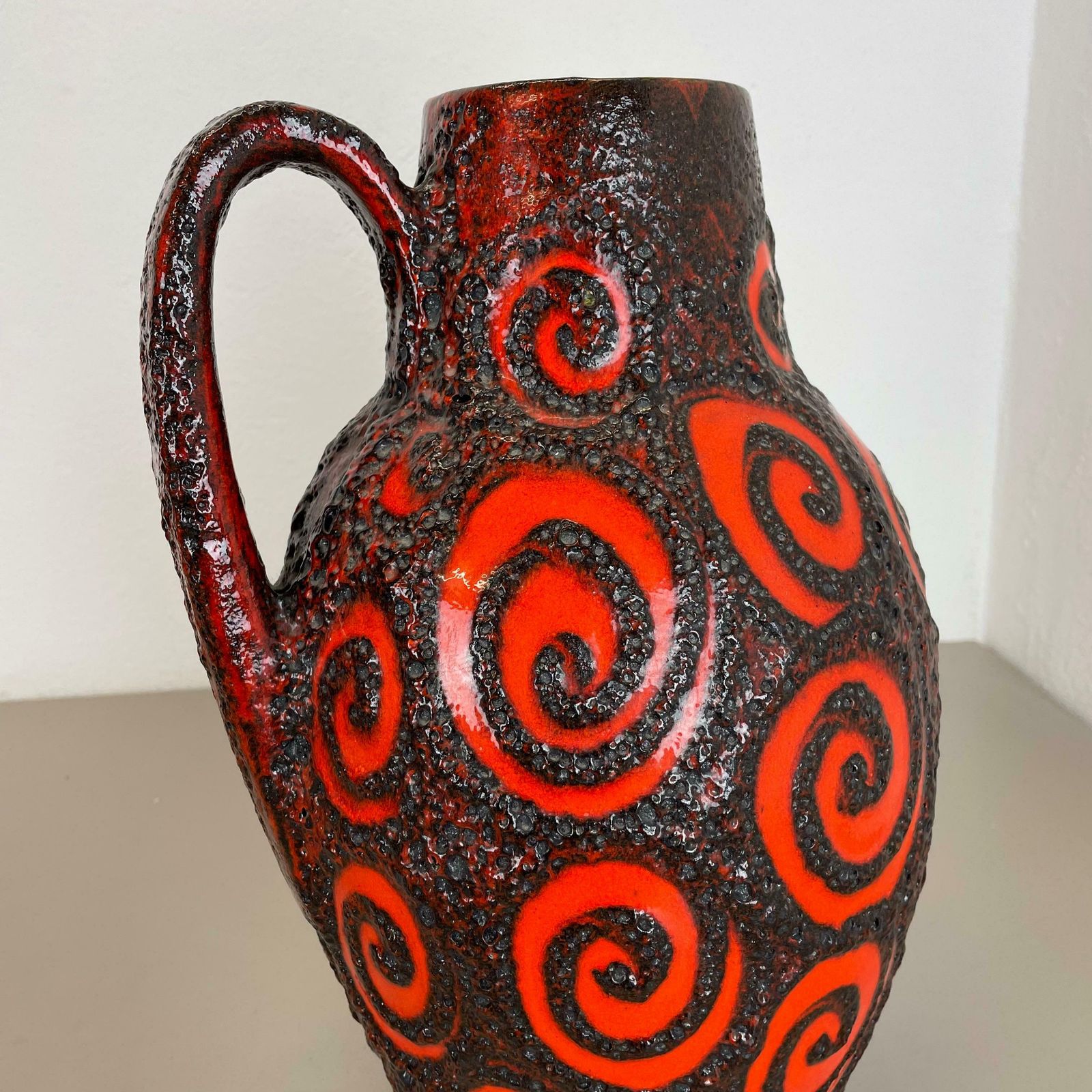 photo buy Large 38cm Pottery Fat Lava "Super Glaze" 279 38 Floor Vase By Scheurich, 1970s