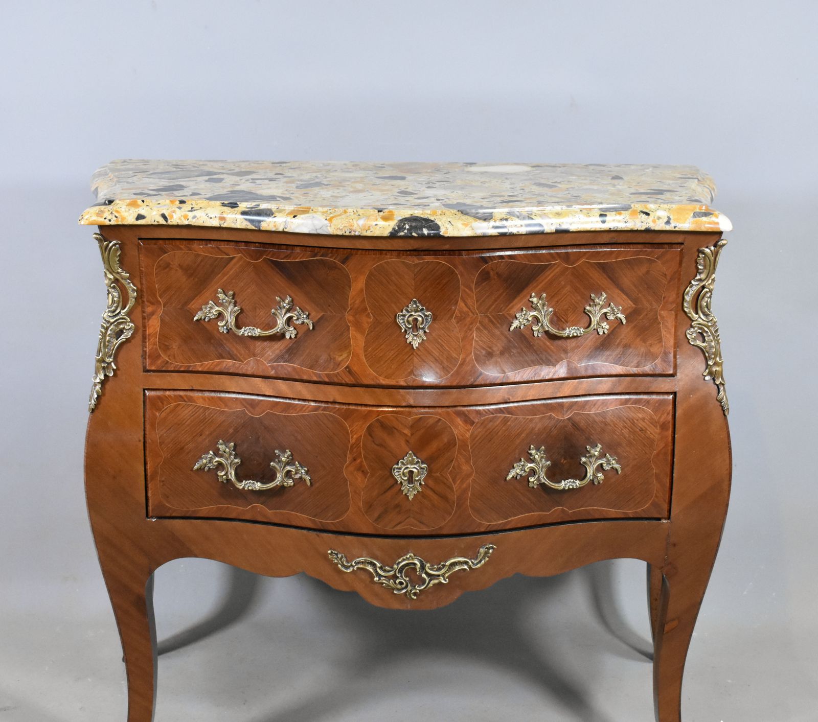 French Bombe Commode Louis XV Style photo Furniture