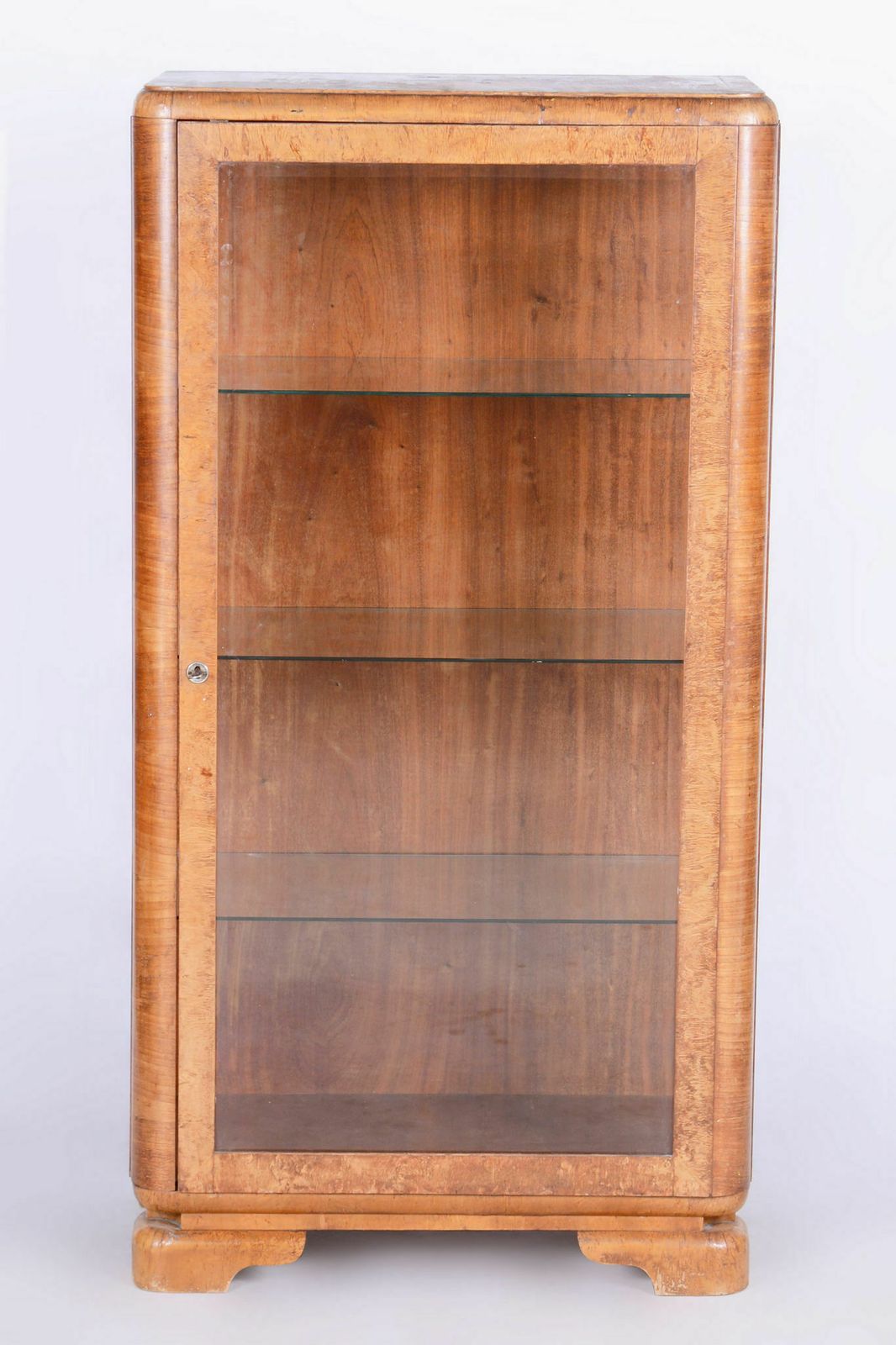 Restored Artdeco Display Cabinet, Jindrich Halabala, Up Zavody, Czech, 1930s photo Furniture