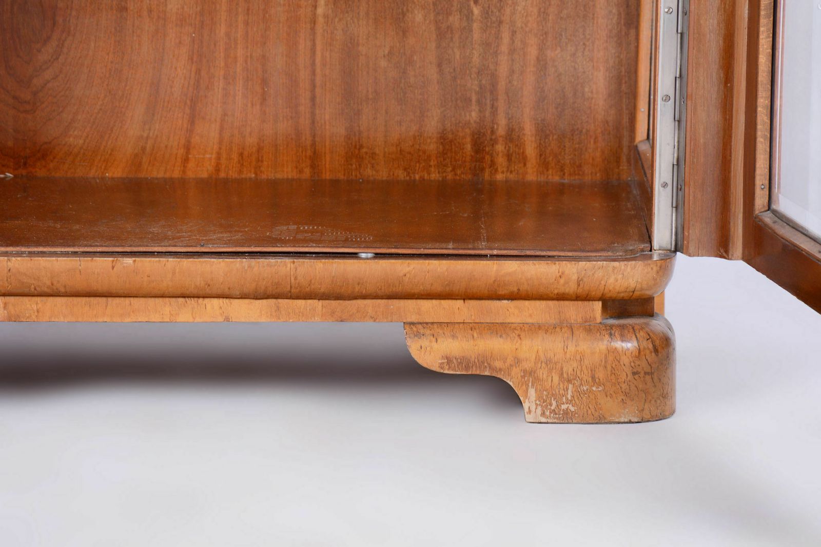 Restored Artdeco Display Cabinet, Jindrich Halabala, Up Zavody, Czech, 1930s photo vintage
