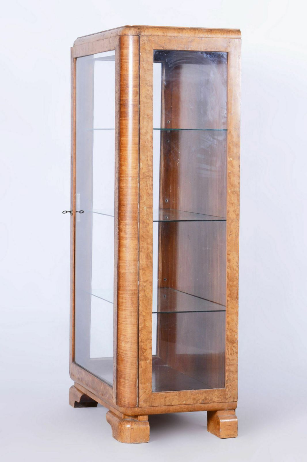 photo buy Restored Artdeco Display Cabinet, Jindrich Halabala, Up Zavody, Czech, 1930s