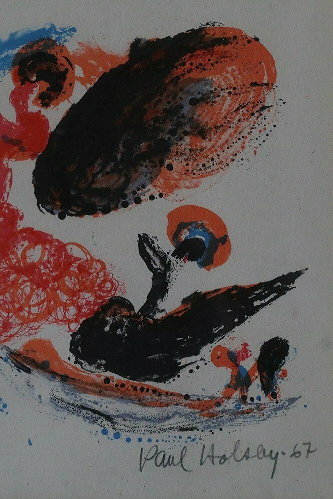 Paul Holsby, Spansk Dans, Color Lithograph, 1967, Framed photo for sale