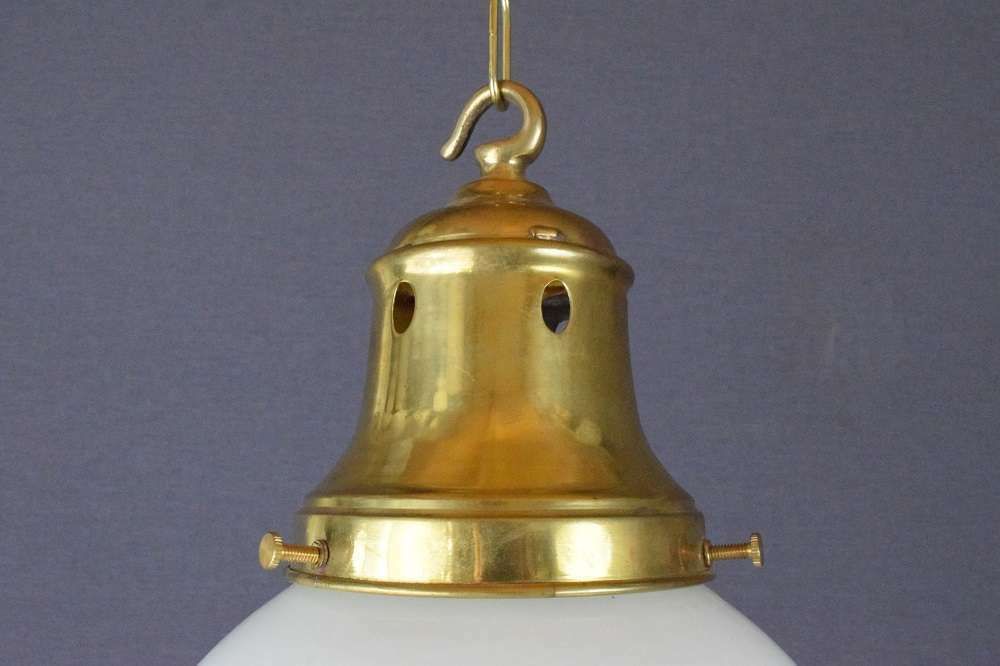 Kate’ Medium Sized Opaline Globe Light With Brass Gallery photo furniture
