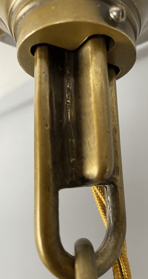 Italian Mid Century Brass Chandelier By Mod Dep Lamp Art photo 1295.0
