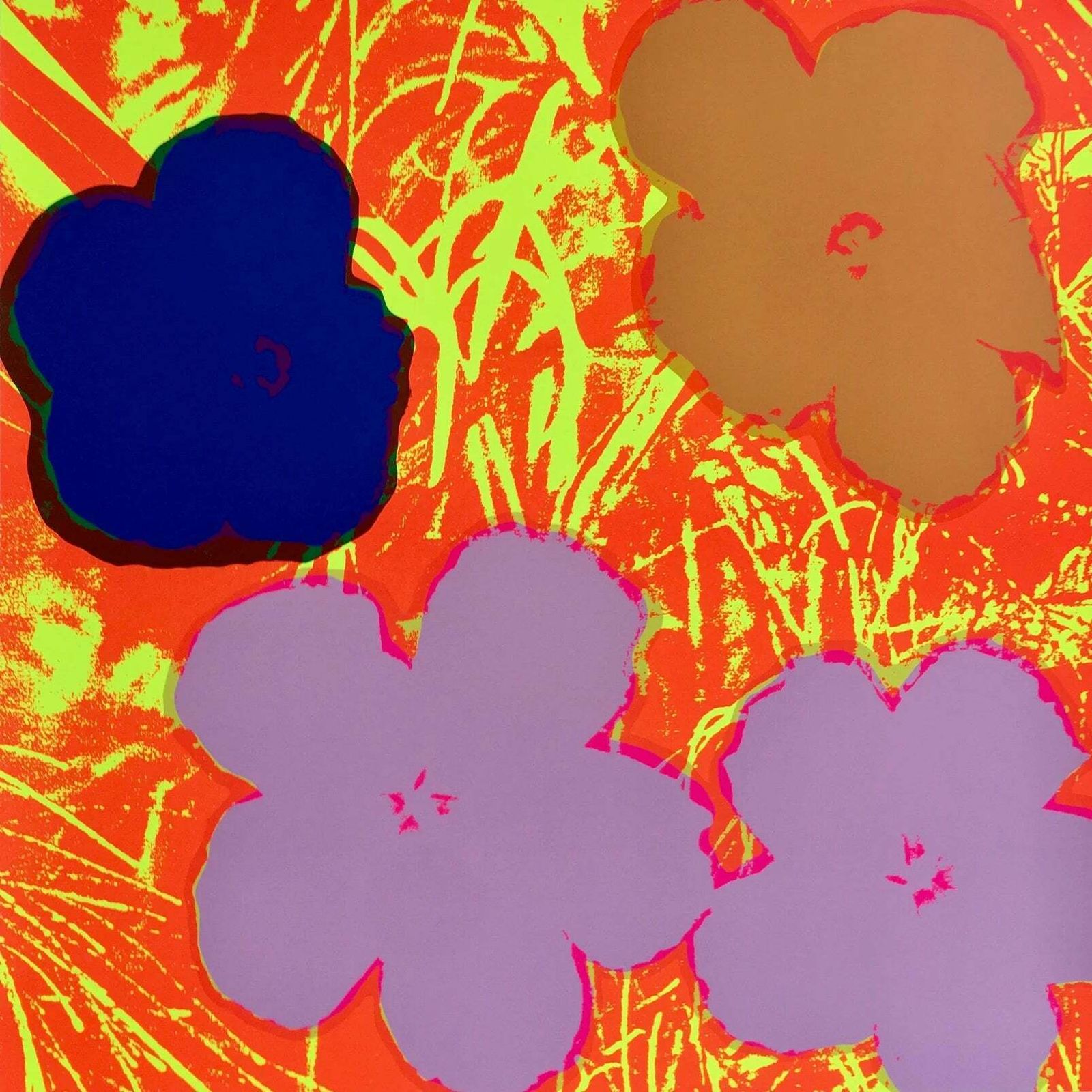 Andy Warhol (Sunday B. Morning) Flowers 11:69