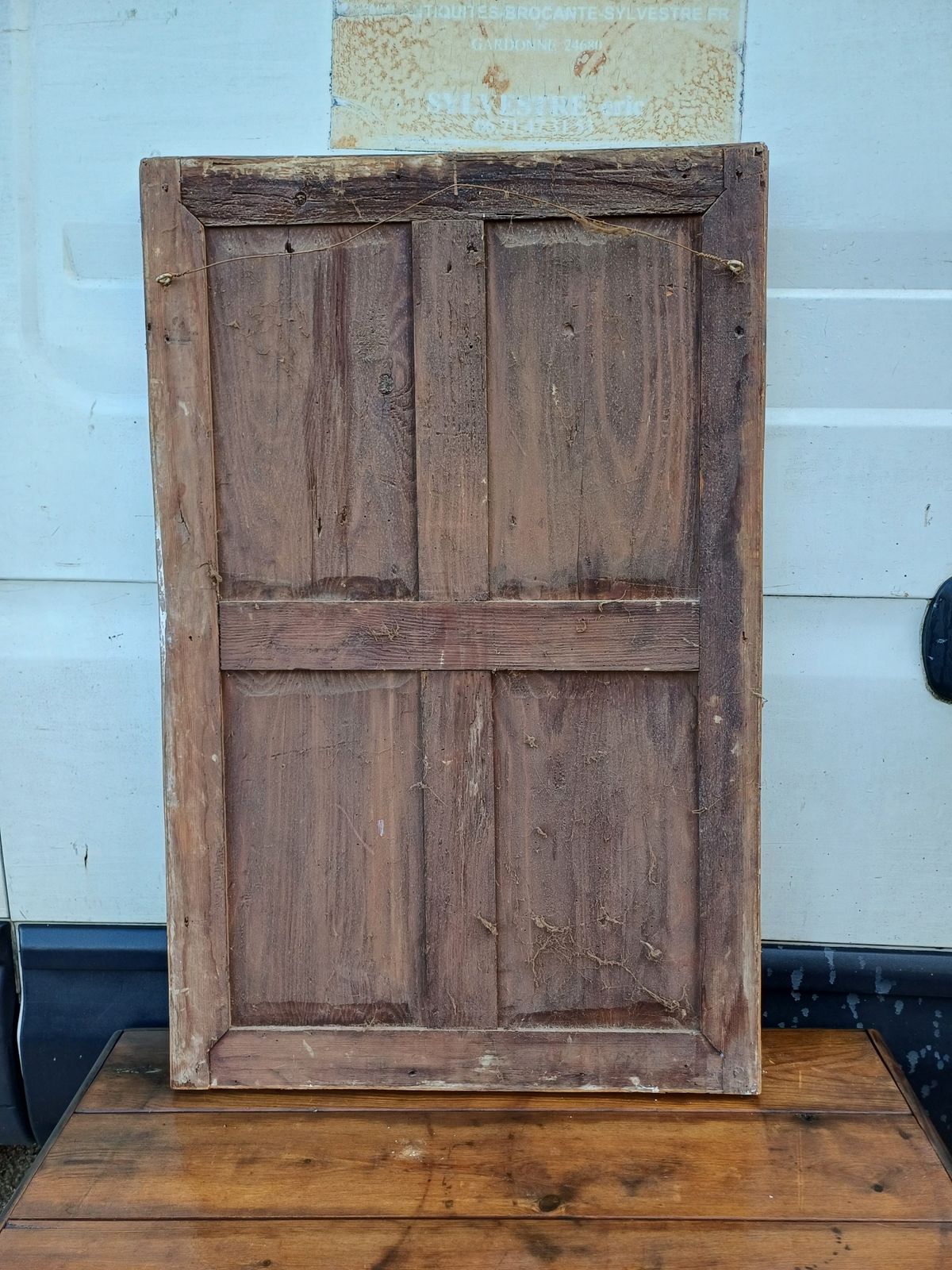 photo for sale 19th Century Wood And Golden Stucco Mirror