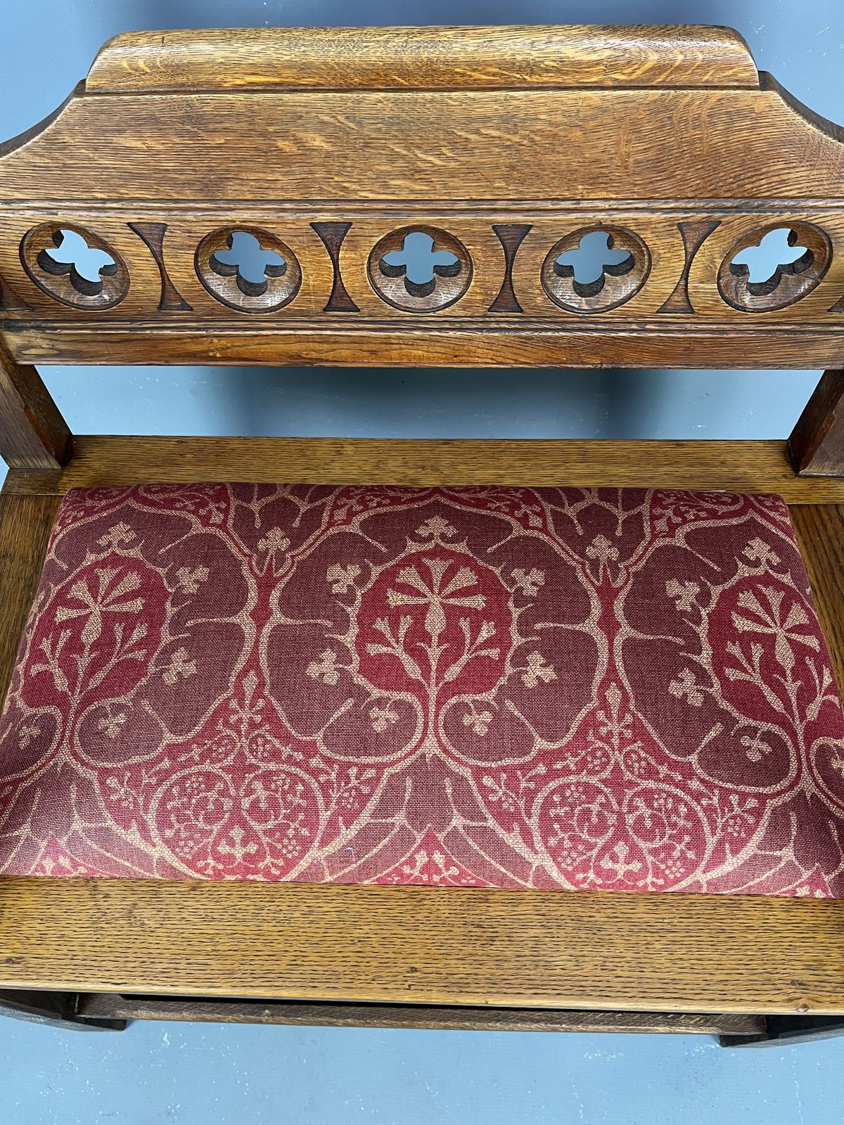 Furniture Set Of 3 Gothic Revival Hall Seats photo