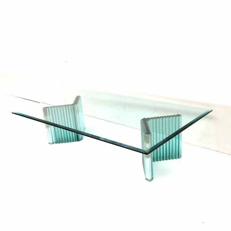 Large Vintage Italian Design Coffee Table By Luigi Massoni For Gallotti & Radice From The 80s photo vintage