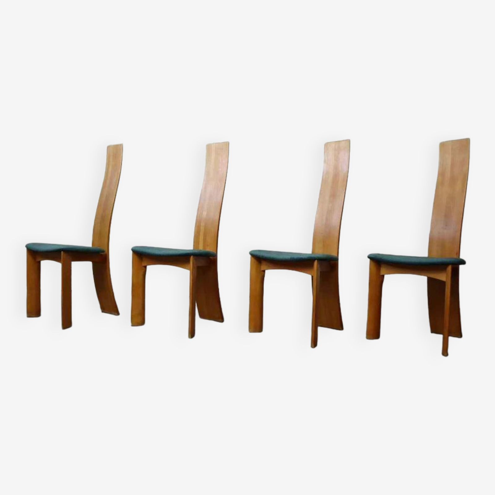 Set Of Four "Iris" Chairs By Bob Van Den Berghe For Tranekaer Furniture Denmark