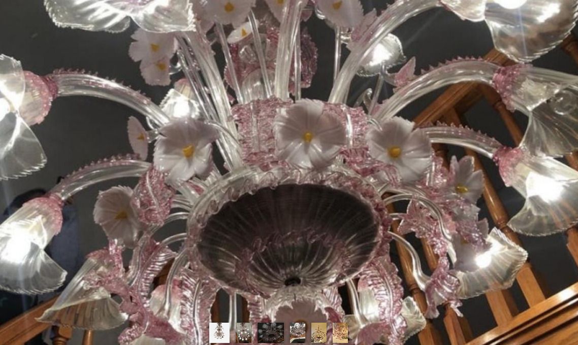 Barovier Et Toso Xxl Murano Glass Chandelier photo vinterior