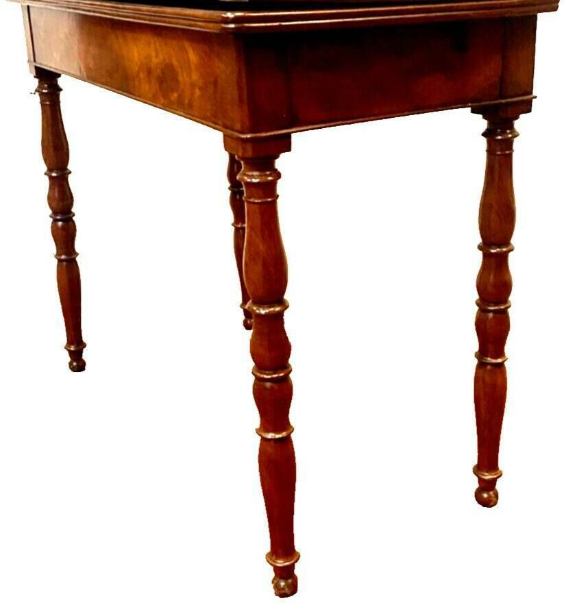 Louis Philippe Style Game Table In Mahogany And 19th Century Veneer photo 332.278