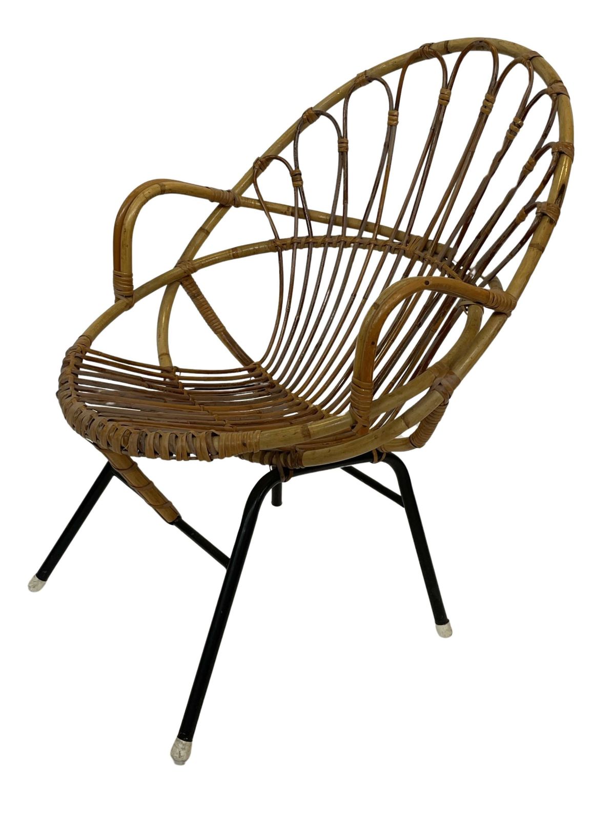 Rattan Chair By Dirk Van Sliedregt Rohe Noordwolde 1960 In The Netherlands photo Garden Furniture