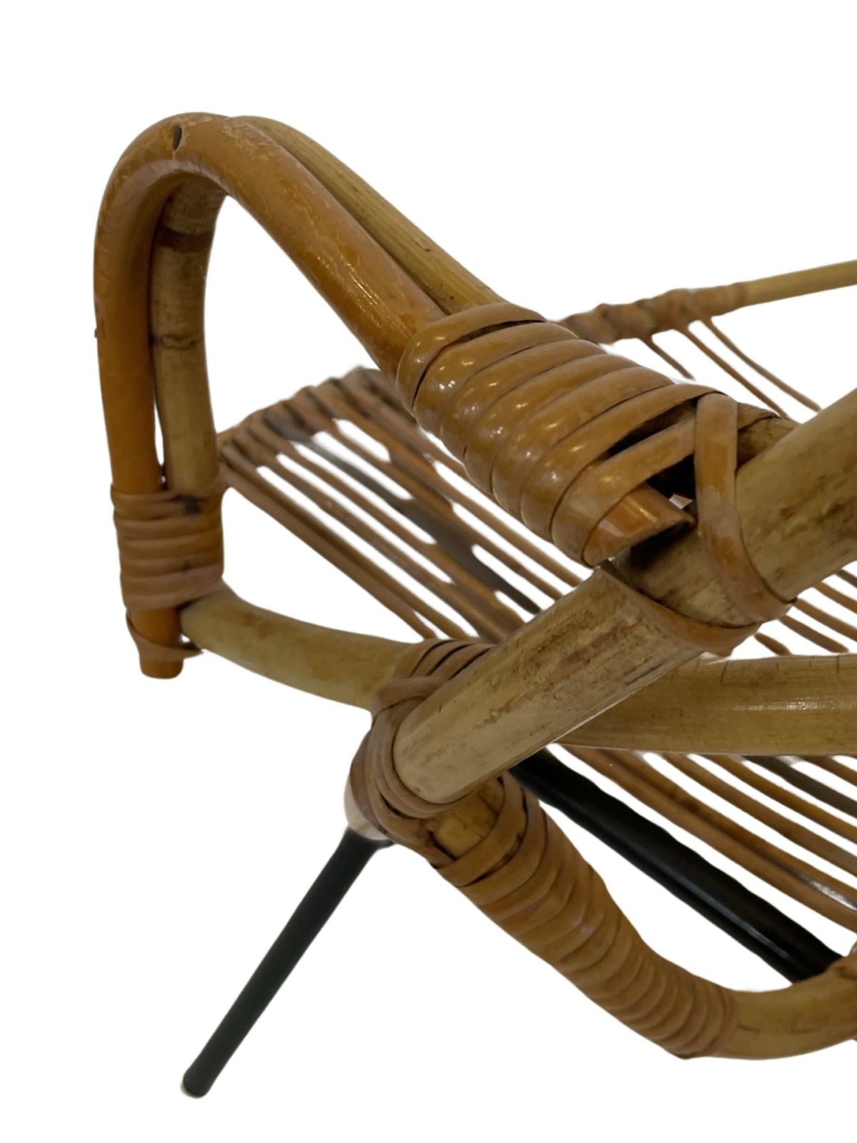 Rattan Chair By Dirk Van Sliedregt Rohe Noordwolde 1960 In The Netherlands photo vinterior