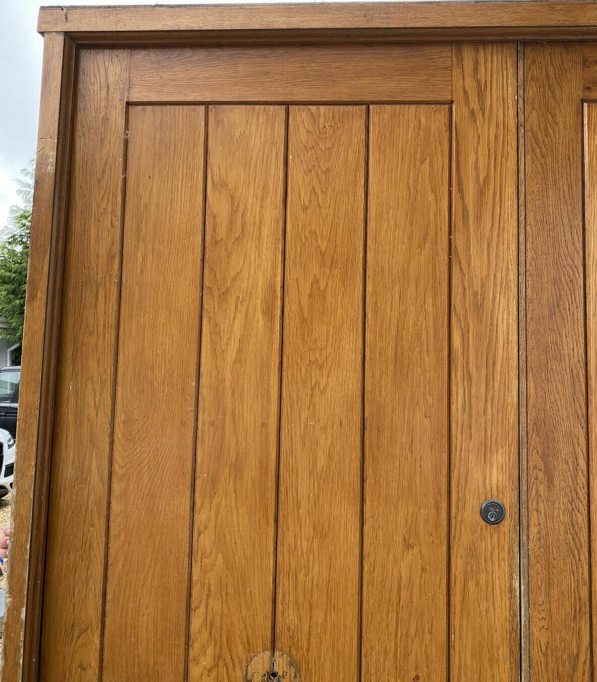 Large Solid Oak Front Doors Frame Antique Period Style Reclaimed Old Hardwood photo 3481.0