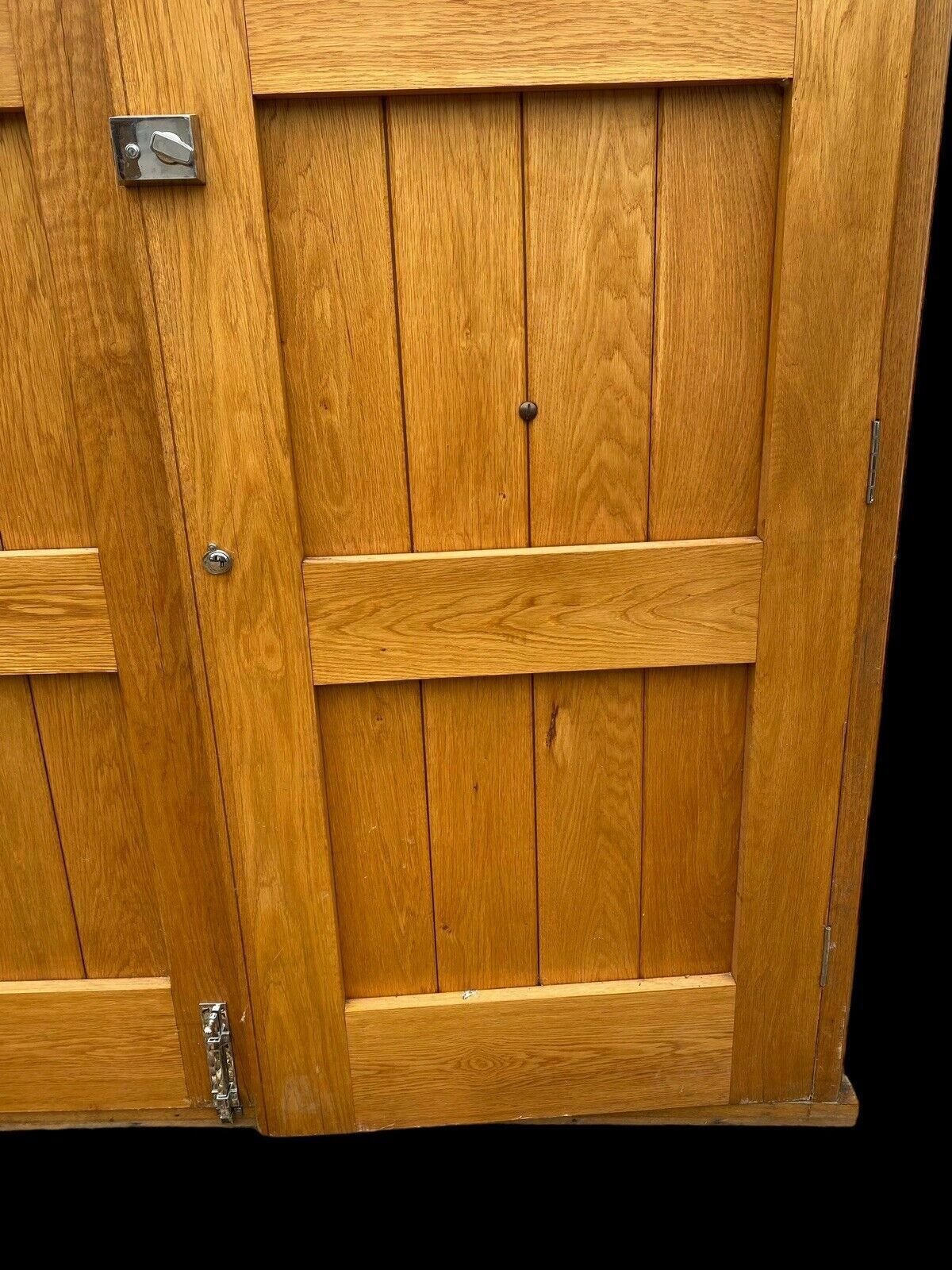 photo vintage Large Solid Oak Front Doors Frame Antique Period Style Reclaimed Old Hardwood