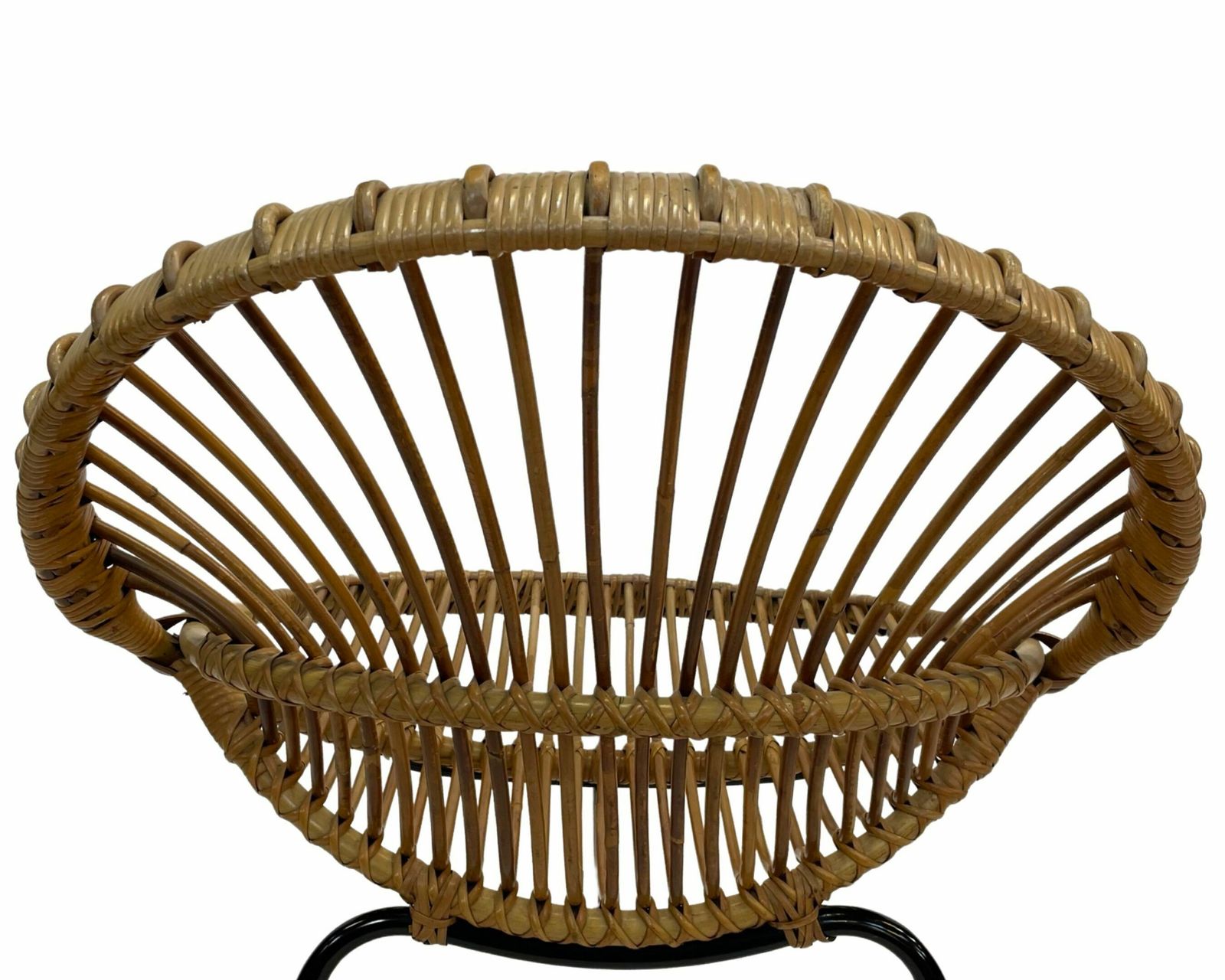 Tripod Rattan Easy Chair By Dirk Van Sliedregt Rohe Noordwolde 1960 In The Netherlands photo Furniture