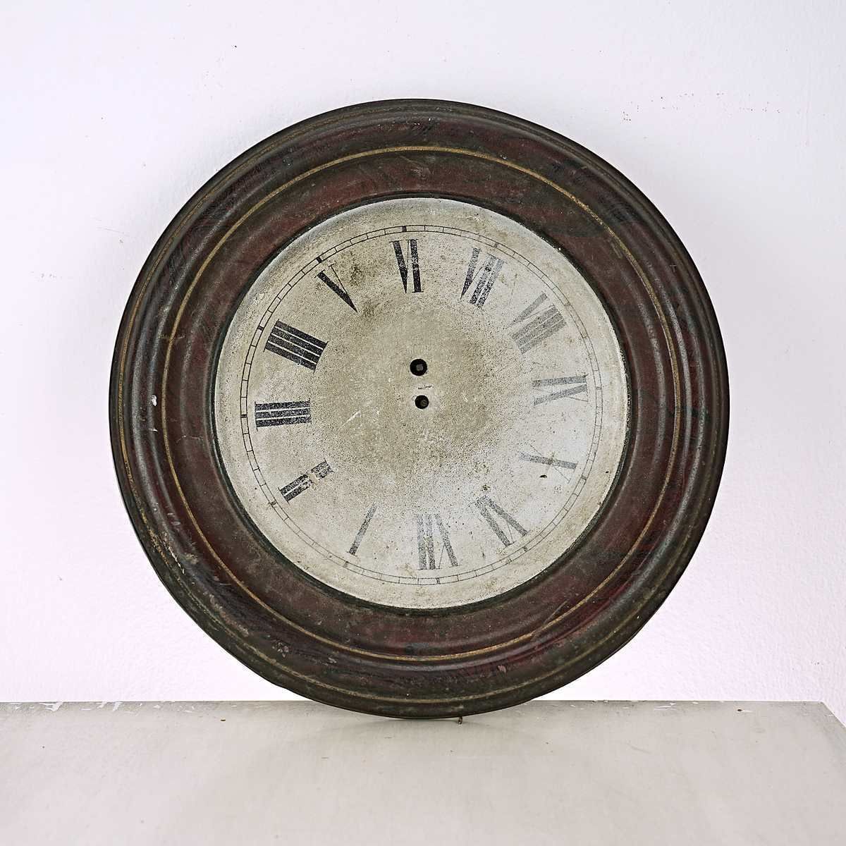 Vintage Metal Mechanical Wall Clock