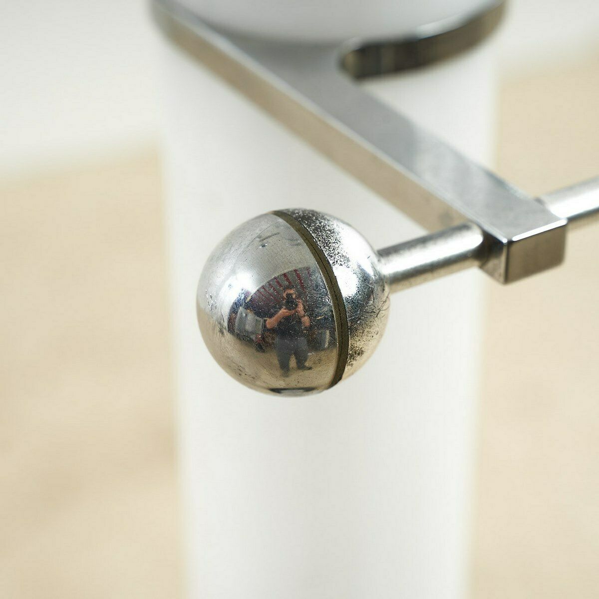70's Coat Rack With Marble Base, Space Age Style photo for sale