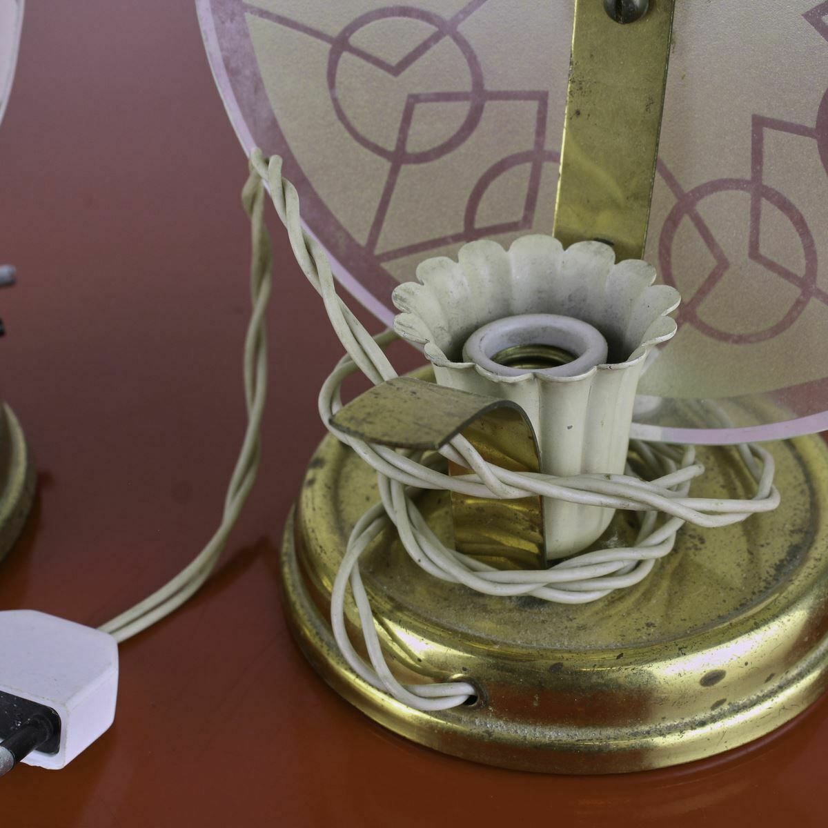 Pair Of Table Lamps From The 1950s photo for sale