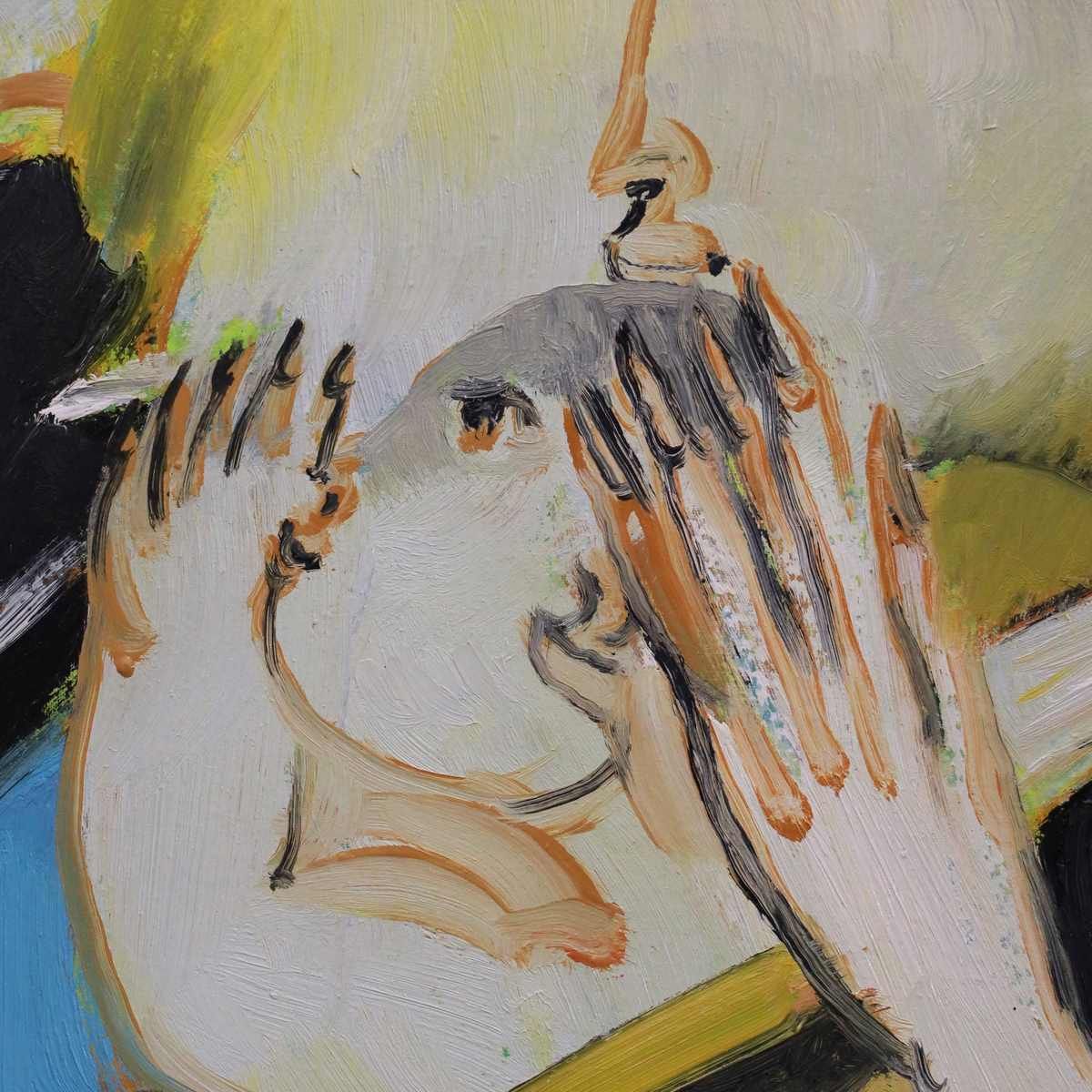 Remo Toast, Motherhood, Oil On Canvas From 1980 photo Art