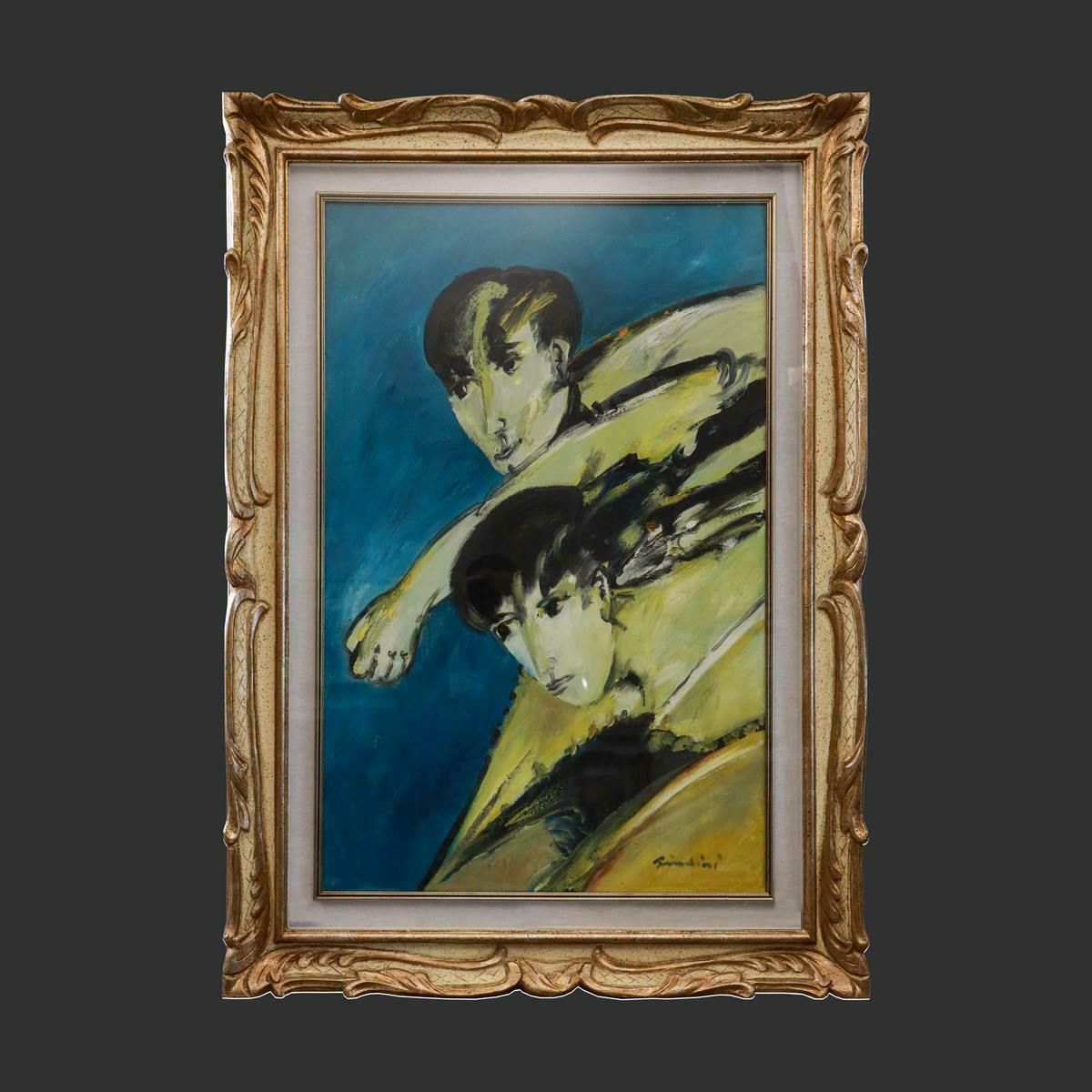 Remo Brindisi, Oil On Canvas From 1980