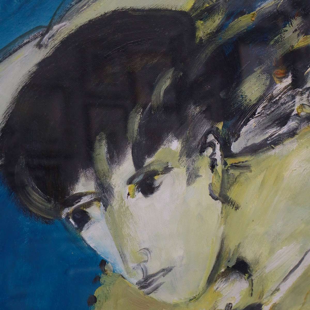 Remo Brindisi, Oil On Canvas From 1980 photo Art