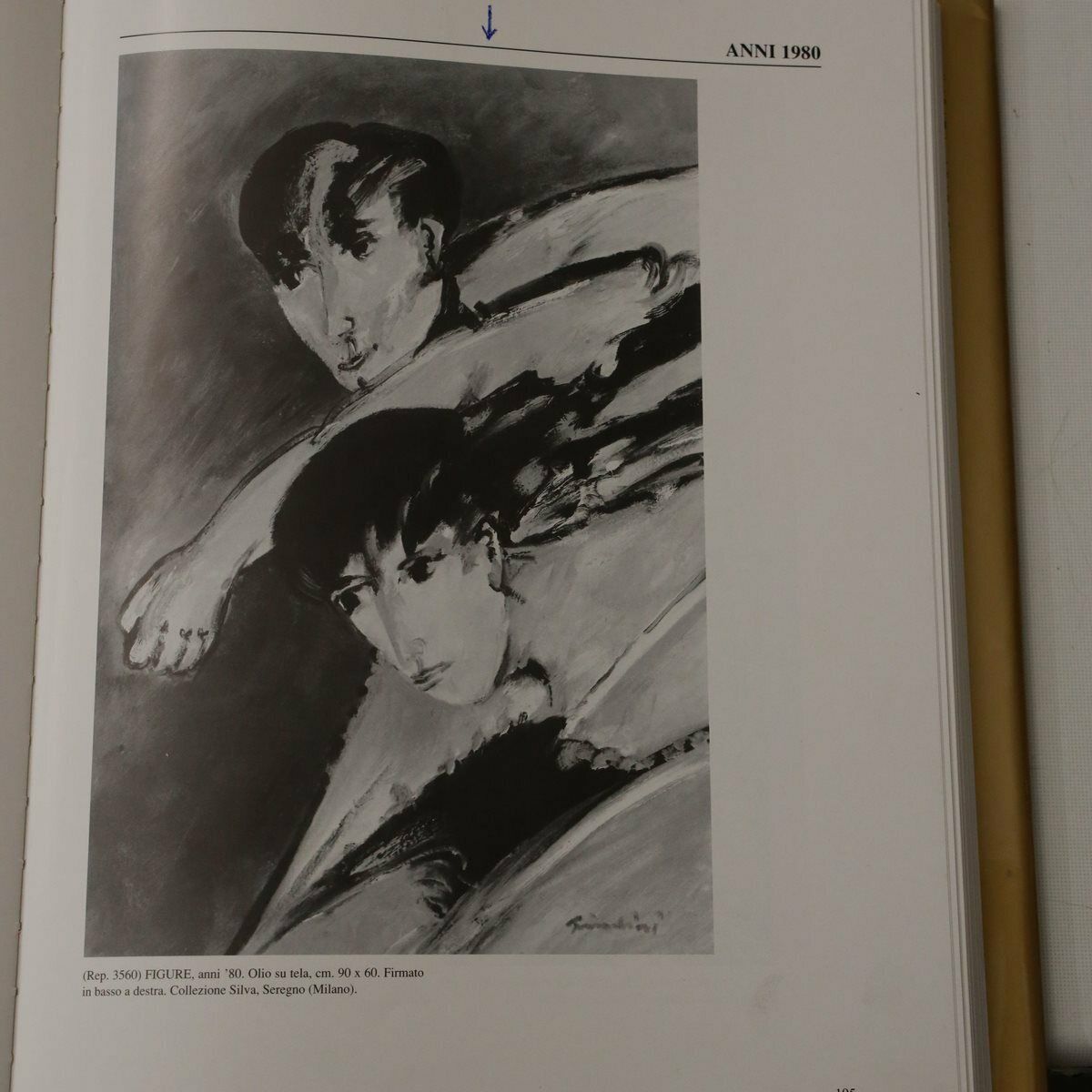 photo vinterior Remo Brindisi, Oil On Canvas From 1980