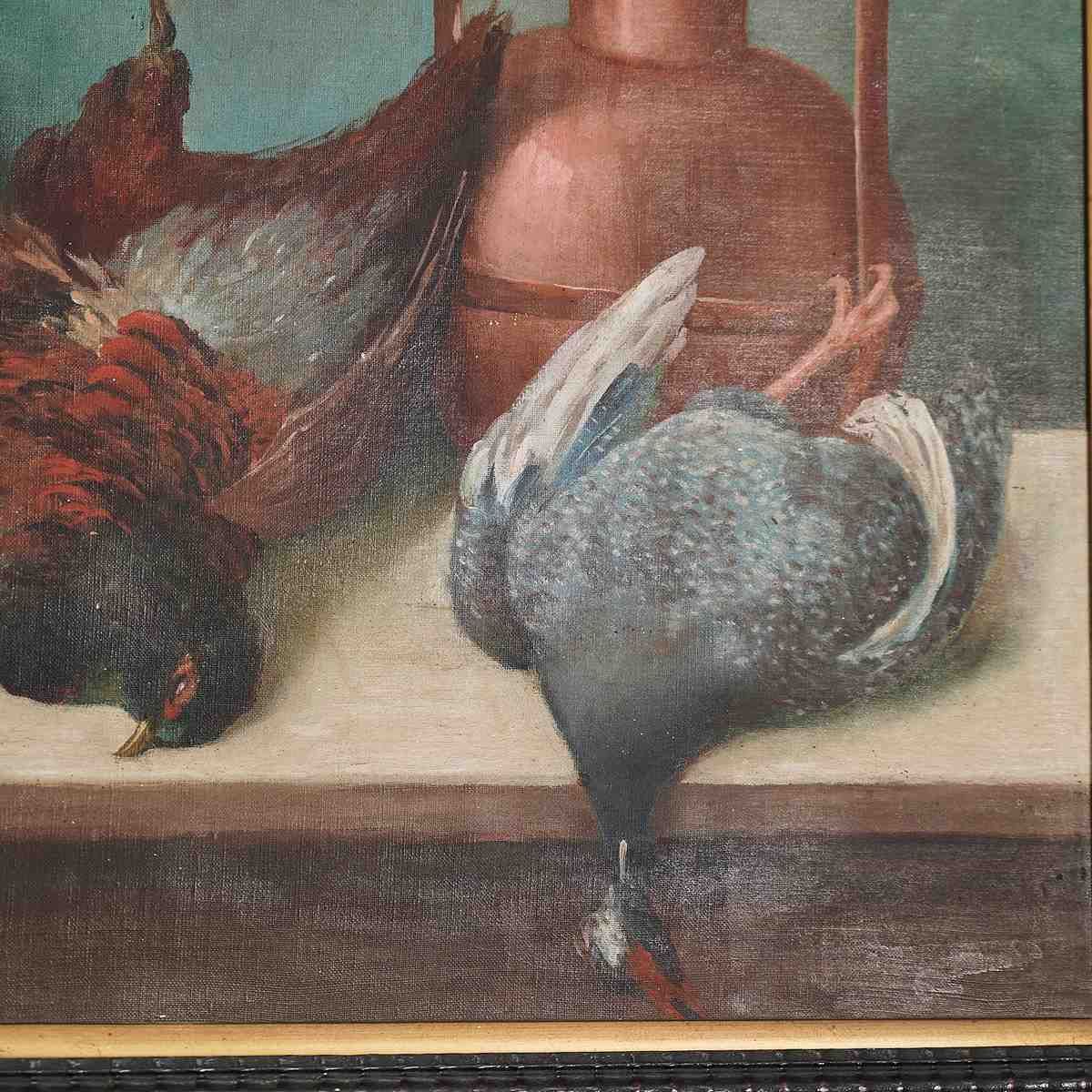 Pair Of Still Life Paintings From The Early 1900s photo Art
