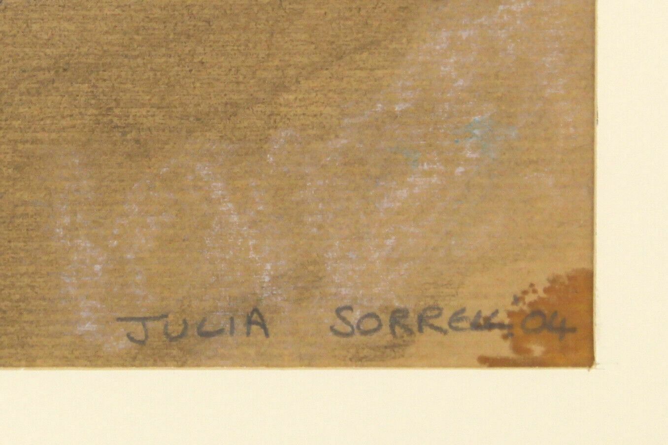 Pastel By Julia Sorrell. View Of An Office Workplace photo for sale