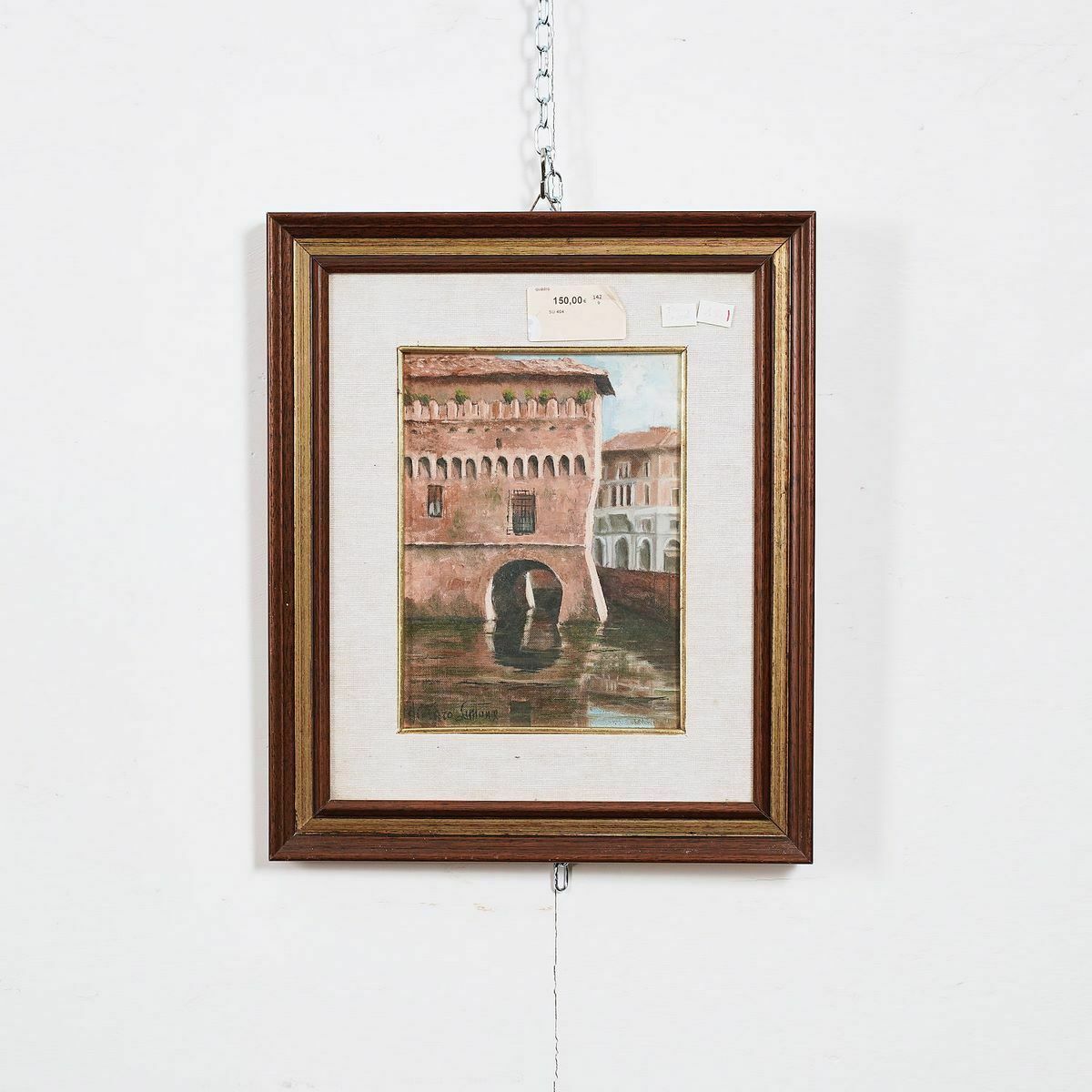 Painting Ferrara Castle Mimes By Caro Limone