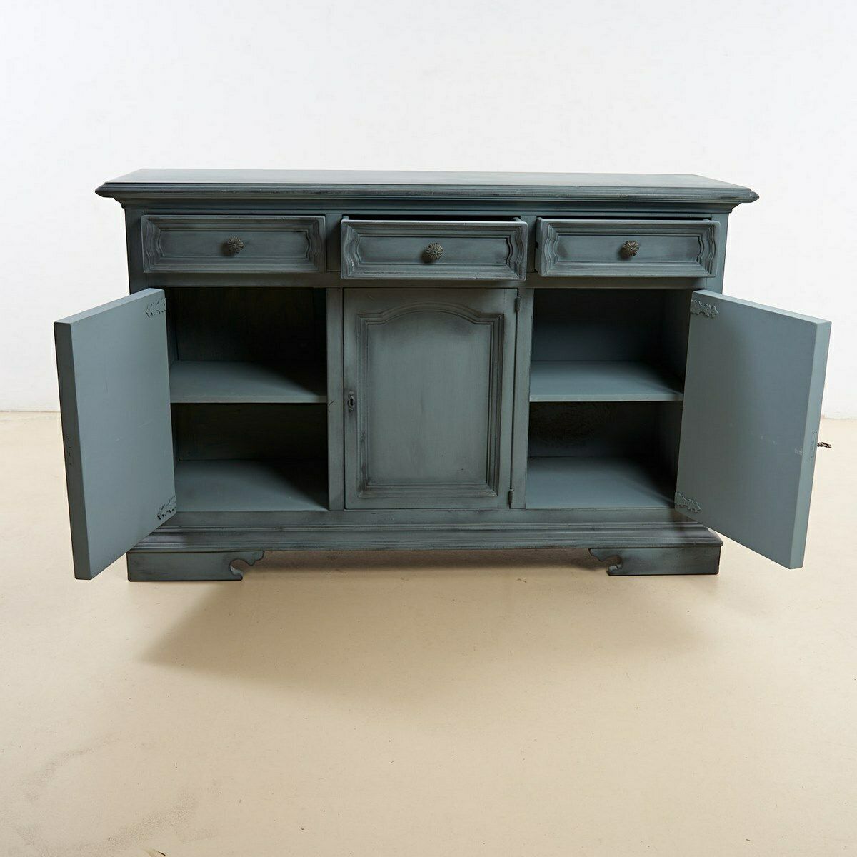 Gray Wooden Sideboard photo for sale