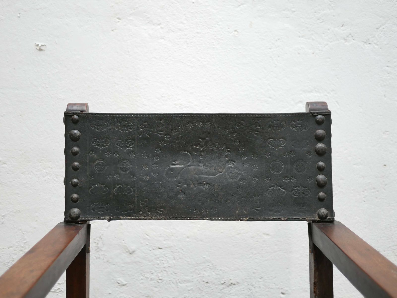 Wooden Chest Armchair, XIX Th, 1800s photo vinterior