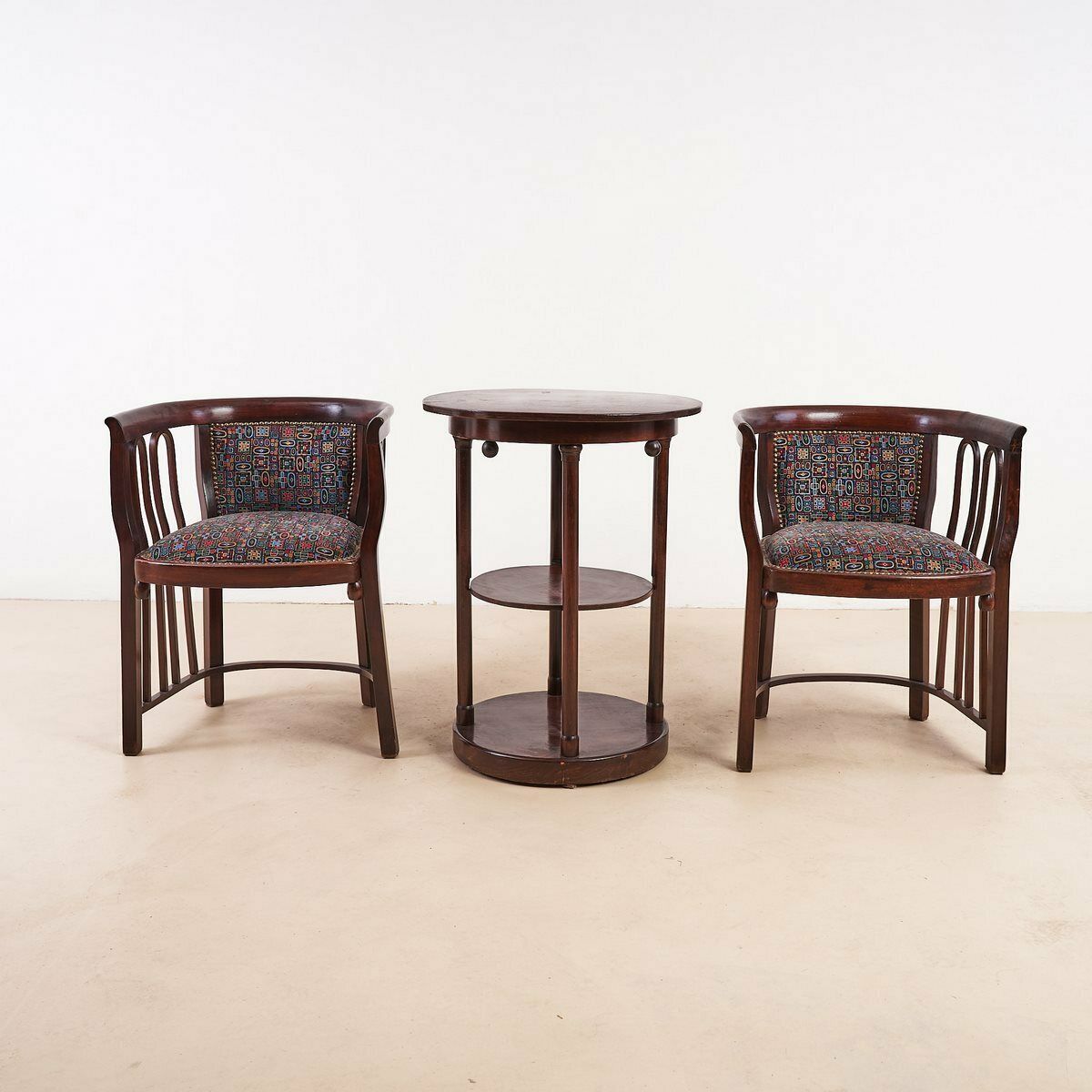 Austrian Lounge Late 19th Early 1900s   Attr. Josef Hoffman photo furniture