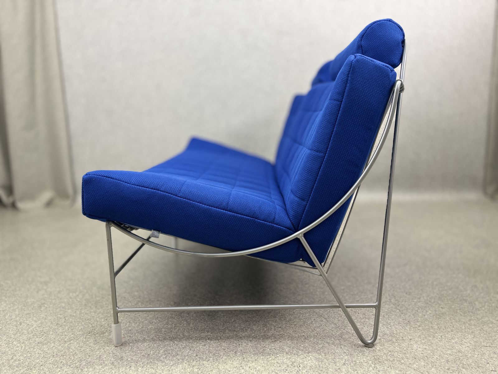 Vintage Blue Volare 2 Seater Sofa By Jan Armgard For Leolux photo vinterior