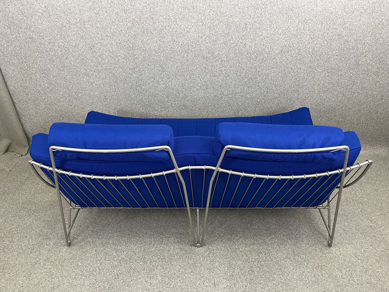photo vintage Vintage Blue Volare 2 Seater Sofa By Jan Armgard For Leolux