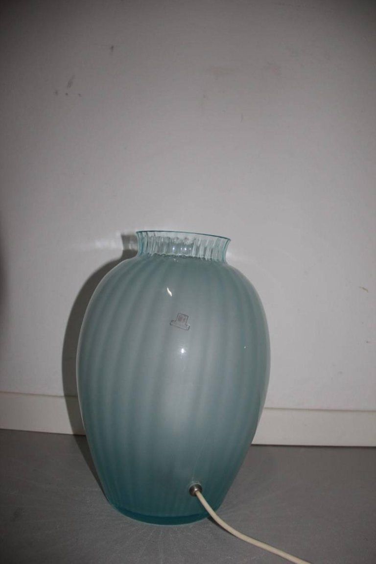 Table Lamp In The Shape Of Vase Carlo Moretti Murano Art Glass, 1970 photo furniture