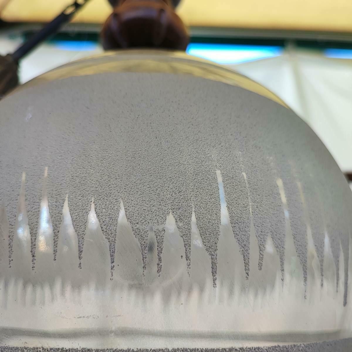 Boccia Chandelier In Worked Glass From The 70s   80s photo 467.0