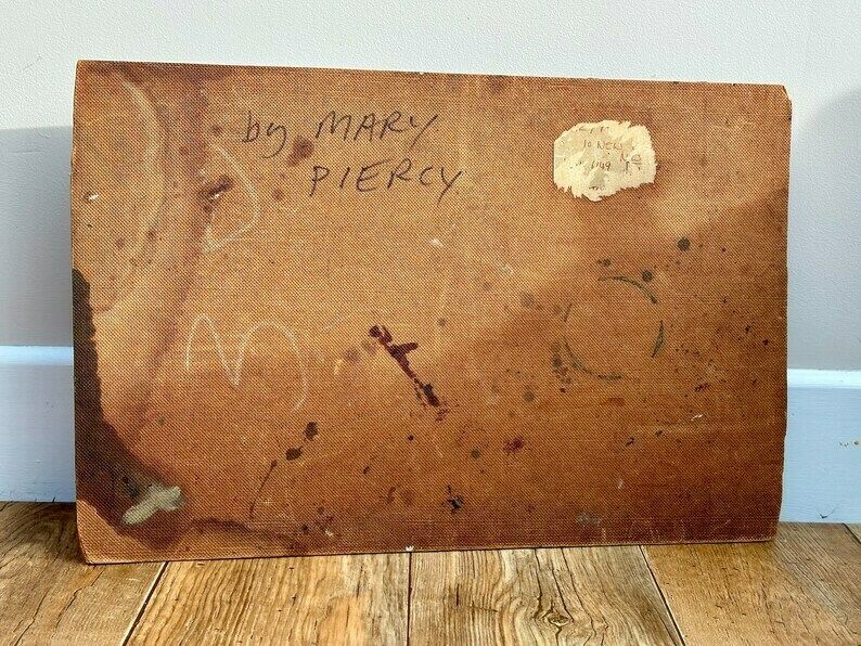 Modern British Oil On Board By Mary Piercy 1938 2012 photo buy