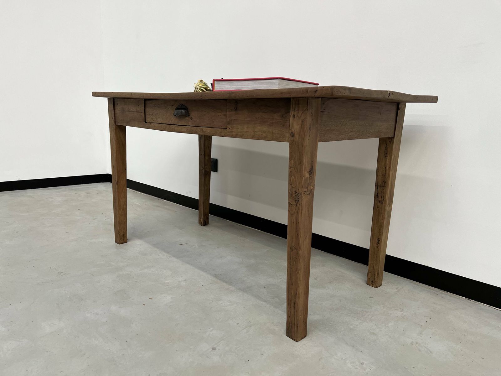 photo for sale Small Walnut Farm Table With Spindle Legs