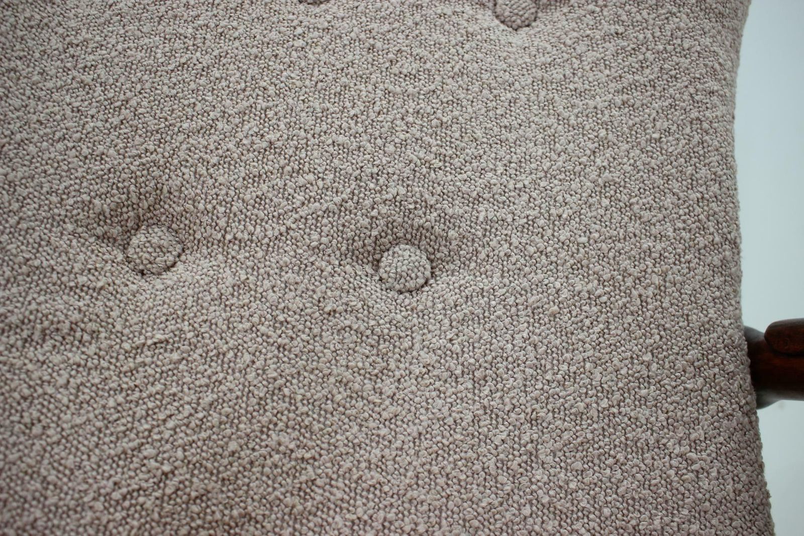 photo buy 1960s Pair Of Restored Danish Armchairs In Boucle