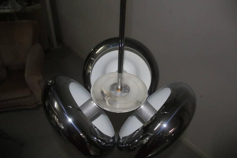Ingo Maurer Chandelier , 1970s , Round, Steel , Donut Italian Design photo buy