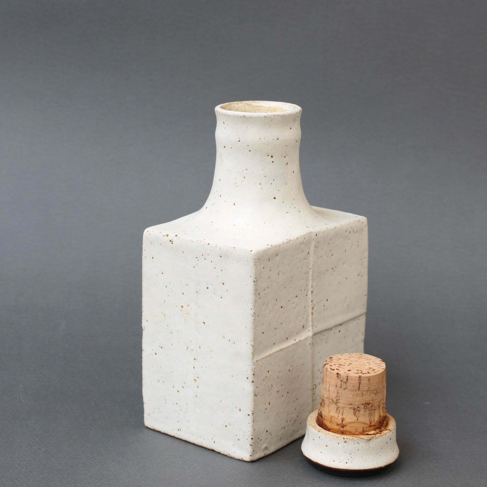 photo furniture Vintage Italian Decorative Ceramic Bottle By Bruno Gambone (Circa 1980s)