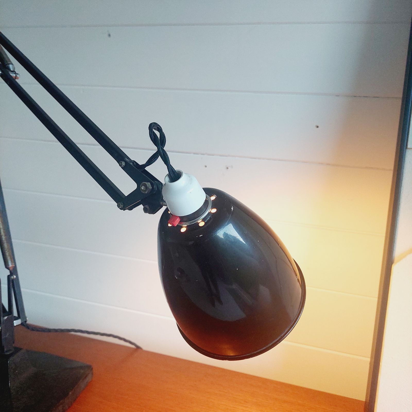 Lighting Vtg Mid Century Herbert Terry & Sons  Anglepoise 1209 Table Lamp Desk Lamp, 40s photo