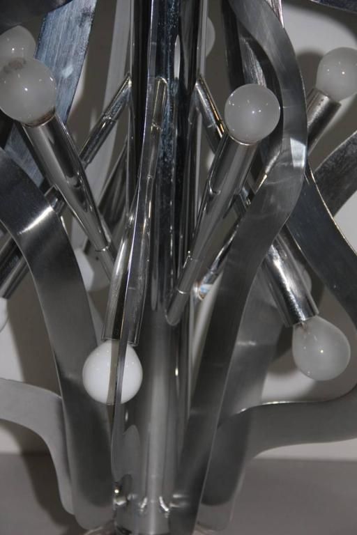 photo for sale Lamp Floor Sculpture Design 1970s Italian Design Steel