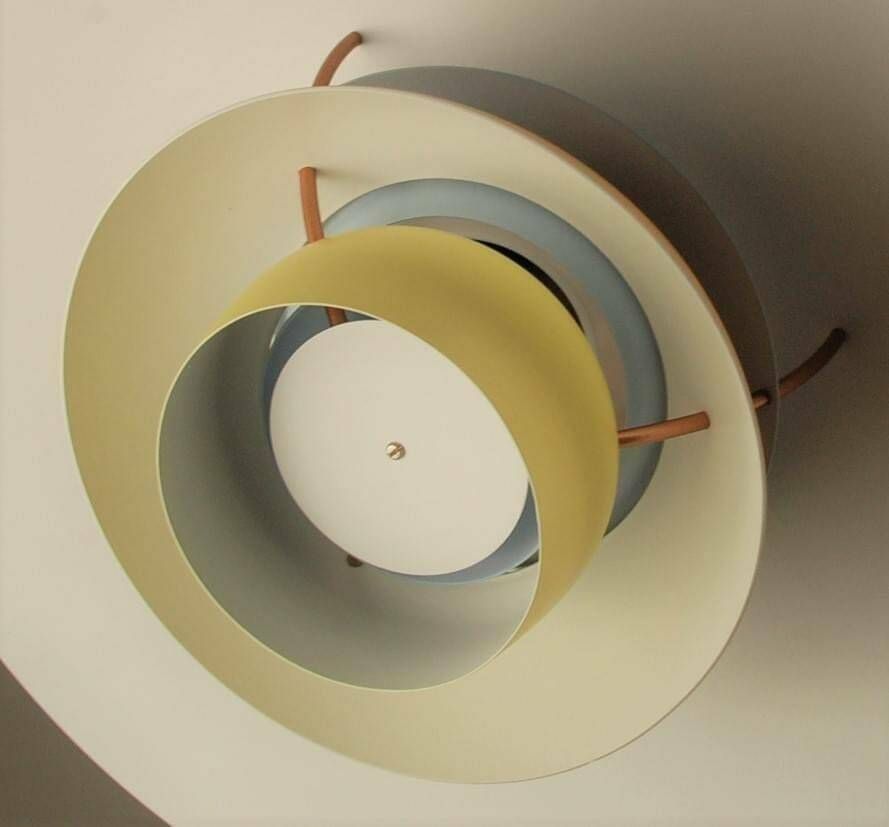 2x Vintage Orange Louis Poulsen Ph5 Pendant Lights | Vintage 1970's 'Shades Of Orange' | Mid Century Modern Design By Poul Henningsen photo 1900.0