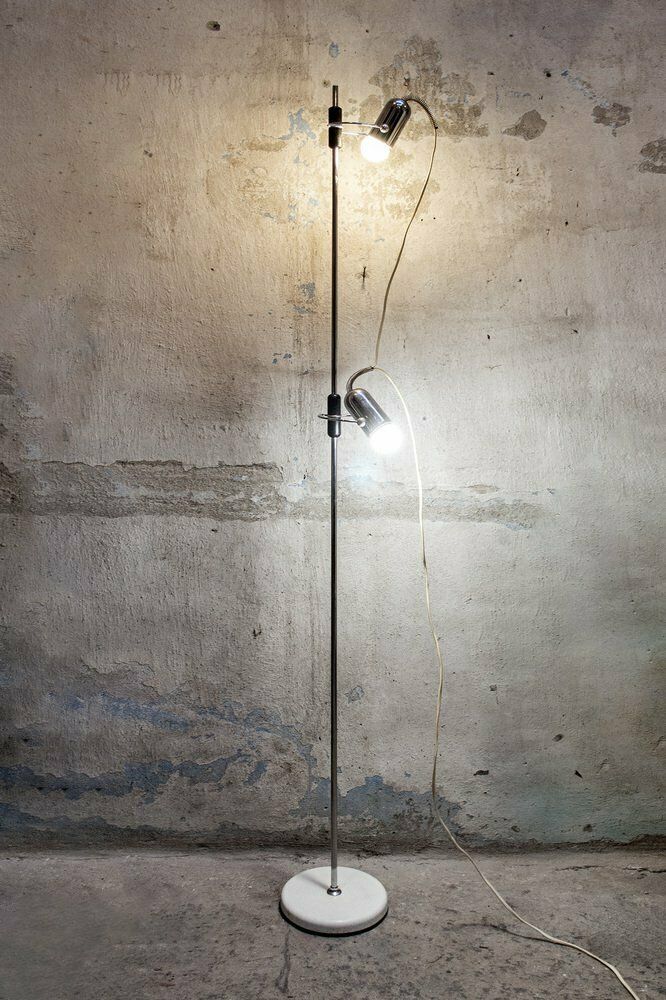 Steel Floor Lamp By Francesco Fois For Reggiani, Italy, 1960s photo furniture